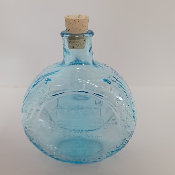 VTG Wheaton Village Christmas 1986 Glass Decanter Handmade Holiday Decor - Picture 11 of 11